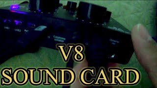 V8 sound card set up [upl. by Syverson385]