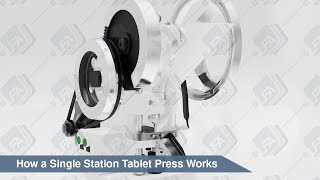 How a Single Station Tablet Press Works  LFA Tablet Presses [upl. by Demahom]