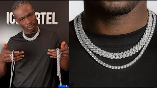 Tennis Chain vs Cuban Link Chain  Which should you buy [upl. by Eittah511]