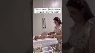 Como vestir bebê 🍼 [upl. by Burget]