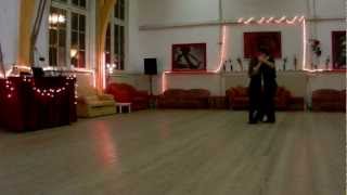 Bas Knuttel improvising Troilo with Noelia Barsi fantastic dancer and teacher Tango Utrecht [upl. by Drusilla]