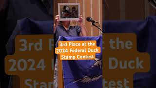 3rd Place Announcement for the 2024 Federal Duck Stamp birds wildlifeart wildlife [upl. by Engedi]