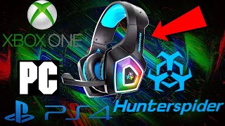 Headset HunterSpider V1 Umboxing [upl. by Norehs]