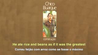 Chico Buarque  Construção Construction  English subtitles [upl. by Llegna]