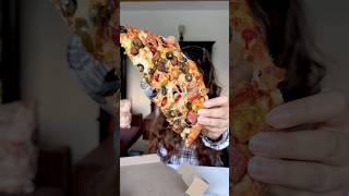 Toppings vs No toppings Pizza Challenge foodchallenge foodreview [upl. by Chuck]