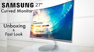 Best Samsung 27inch CF591 Curved Monitor with AMD FreeSync [upl. by Sudaorb334]