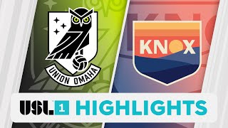 9212024  Union Omaha vs One Knoxville  Game Highlights [upl. by Marmawke415]