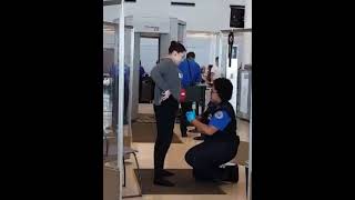 TSA full body pat down [upl. by Noedig]