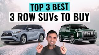 BEST 3 Row SUVs You Can Buy In 20222023  Best Value AND Most Reliable Midsize SUVs [upl. by Atilal]