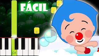 A Bañarme  Piano Tutorial FÁCIL  Cover  Karaoke [upl. by Grissel414]