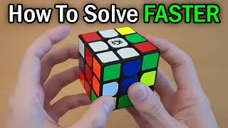 How to Solve the Rubiks Cube FASTER with the Beginner Method [upl. by Ainivad725]