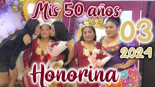 🍷🎂 Mis 50 Años Honorina Mendoza Contreras 2024  DVD 03 [upl. by Leifeste]