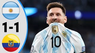 Argentina vs Ecuador 11  Extended Highlight and Goals2022 HD [upl. by Nirihs]