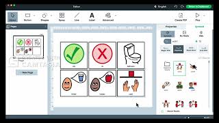 Boardmaker Communication Board Tutorial [upl. by Narcho]