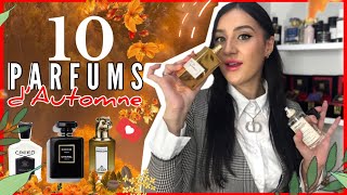 10 PARFUMS D’AUTOMNE ICONIQUES de ma collection Tout budget et intemporels 🍂 [upl. by Yreneh4]