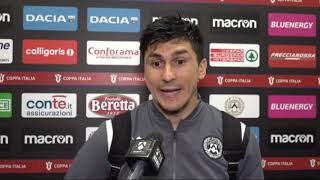 UDINESE  VICENZA 3 1  28 OTTOBRE 2020  INTERVISTA FORESTIERI [upl. by Ume655]