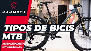 Tipos de bicicletas MTB modalidades y diferencias [upl. by Akcirahs211]