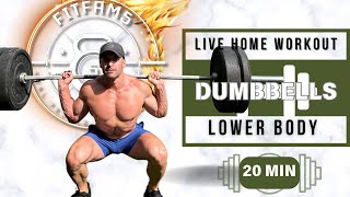 30 MIN LOWER BODY STRENGTH🔥strength legworkout liveworkout [upl. by Fairfax]