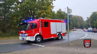 Celler Feuerwehr quoton Tourquot  43 Einsatzfahrzeuge [upl. by Berkman88]