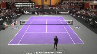 STATOIL MASTERS TENNIS FINAL ATP CHAMPIONS TOUR 2014 GONZALEZ vs RODDICK [upl. by Quigley]