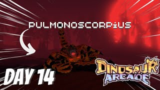 I try SURVIVE 30 Days as PULMONOSCORPIUS  Era Expansion Update  ROBLOX Dinosaur Arcade [upl. by Modestine]