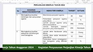 kegiatan Penyusunan Perjanjian Kinerja Tahun Anggaran 2024 [upl. by Jelle]