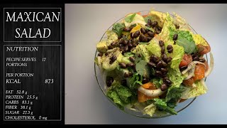 Vegan Maxican Salad Easy Recipe 🥗 [upl. by Nielson]