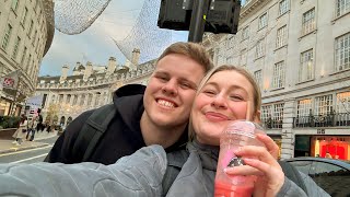 LONDON  CHRISTMAS SHOPPING  James and Carys [upl. by Ylaek]