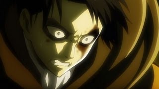 リヴァイ＆ミカサ 女型巨人との戦闘シーン 【進撃の巨人 22話】 HD Attack on titan ep22 [upl. by Elisabeth291]