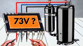 IPM To Compressor U V W Volts in Mini Split AC Inverter Circuit [upl. by Catlin]