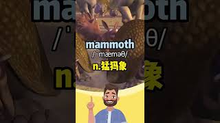 看电影学单词，“mammoth”这个单词很大 英语口语 看美剧学英语 [upl. by Veradi]