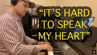 It’s Hard to Speak My Heart  from Parade FULL piano music pianist musicaltheatre track [upl. by Milak]