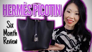 HERMES PICOTIN 18 REVIEW is it worth it what fits wear and tear would buy again FashionablyAMY [upl. by Leifeste]