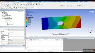 ANSYS Workbench Tutorial  Introduction to Static Structural [upl. by Schinica542]