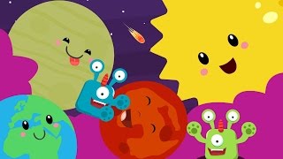 The Planet Song  Nursery Rhyme With Lyrics  Solar System Song For Children [upl. by Atiek]