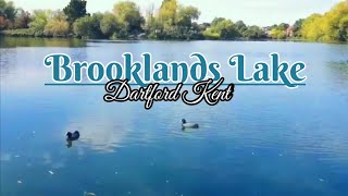 BROOKLANDS LAKE DARTFORD KENT  walk with us [upl. by Kylah]