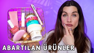 INFLUENCERLARIN ÖVE ÖVE BİTİREMEDİĞİ ÜRÜNLERİ DENEDİM💄😬👆🏼 [upl. by Ahsinej808]