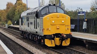 Railfreight Metals Livery 37901 At Swinton STY From Leicester LIP To Gascoigne Wood Sidings [upl. by Llenyt245]