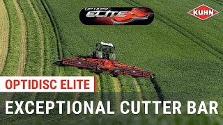 KUHN’s highperformance cutter bar  OPTIDISC ELITE  KUHN [upl. by Chyou165]