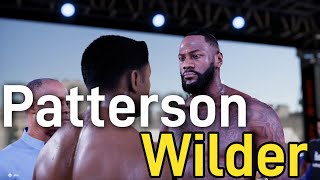 Using the Peekaboo style in Undisputed Early Access  Wilder vs Patterson [upl. by Bowerman]