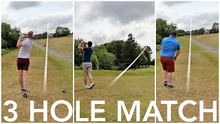 3 HOLE MATCH  Dartmouth GC Championship Course more questionable golf [upl. by Evelin]