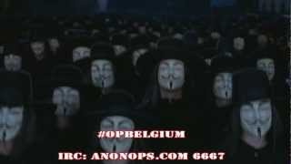 Anonymous  Arrests in Belgium EnglishOFFICIAL [upl. by Tnecniv847]