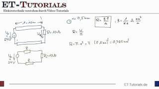 Lösung zum Spannungsfall auf einer Leitungflv [upl. by Astrea575]