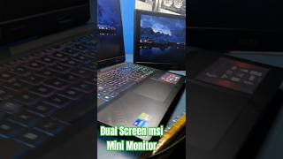 The Msi Mini Monitor Dual Screentrendingminivideoviralmonitorshortsshortscreenviralvideo [upl. by Beaufert]