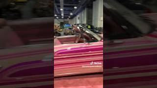 Candy paint jobs 68 impala drop top pink and tons of art work inside and out vegas super show [upl. by Ikkin]