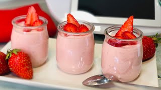 MOUSSE DE FRESAS THERMOMIX [upl. by Cheatham]