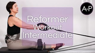 Pilates Reformer Workout Level 2 Intermediate 45 mins [upl. by Moguel]