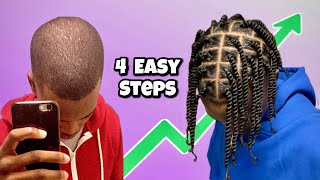 Are You Tired Of Slow Hair Growth Try These 4 Steps  4 STEPS TO GROW HAIR STUPID FAST [upl. by Nesaj]