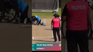 Interloop Quaid E Azam T20 Cup Gilgit baltistan captain wicket taken [upl. by Ettelocin]