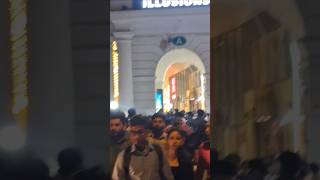 Connaught place Sunday night cp newdelhi rajivchowk [upl. by Eliga]